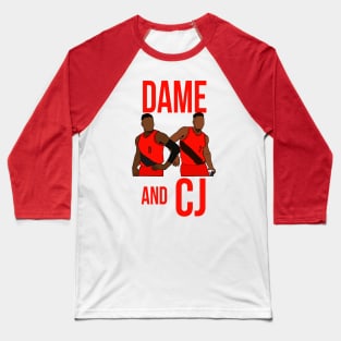 Damian Lillard and CJ Mccollum 'Dame and CJ' - Portland Trailblazers Baseball T-Shirt